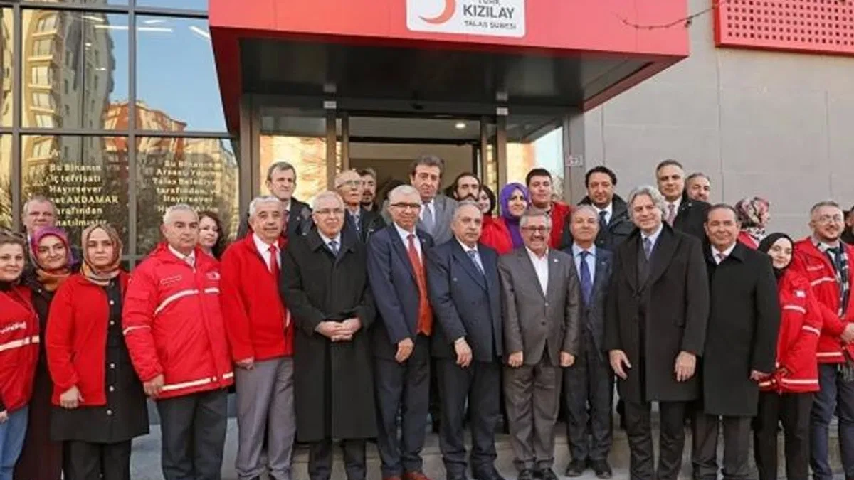 Kayseri Talas’a Kızılay’dan teşekkür