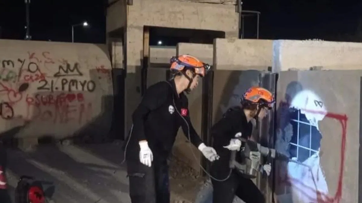 Kahramanmaraş’ta Bacıyan Timi’nden enkaz tatbikatı
