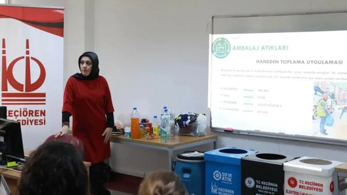 Ankara Keçiören’de ‘sıfır atık’ bilinci yaygınlaşıyor