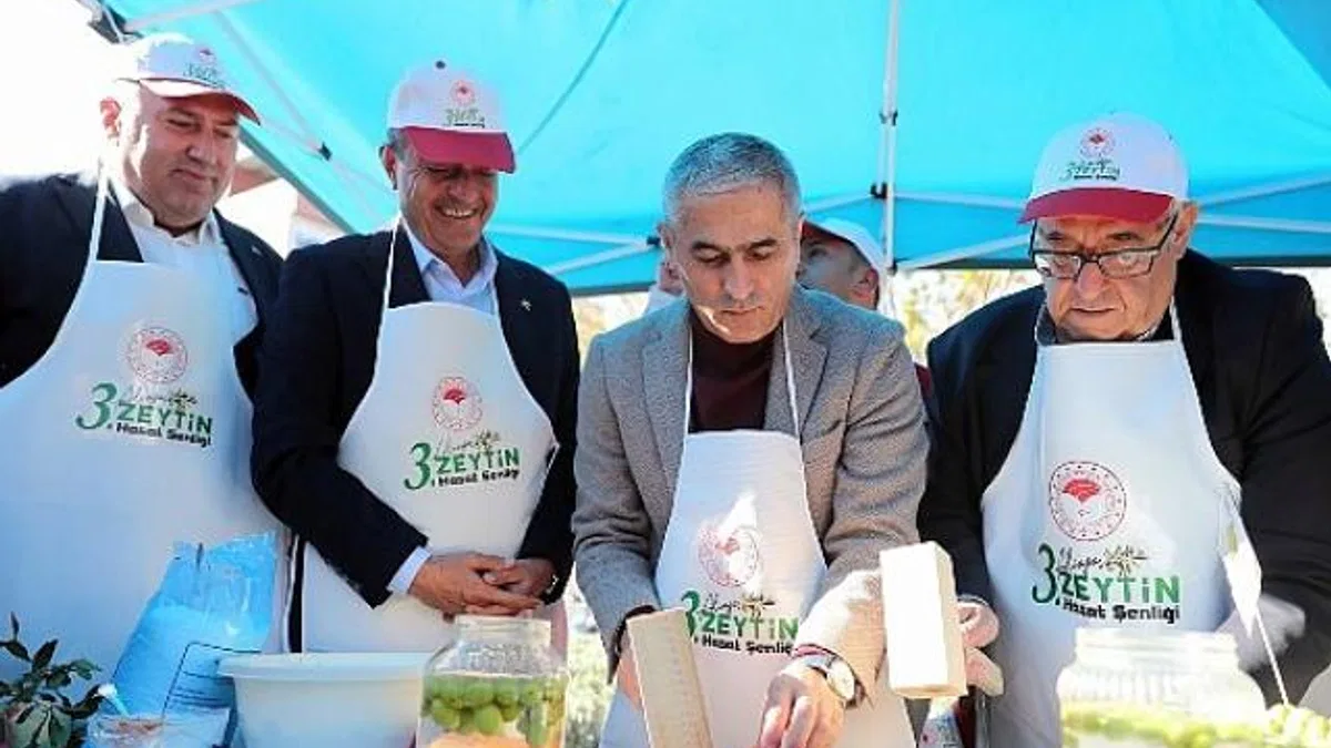 Aliağa’da 3. Zeytin Hasat Şenliği Düzenlendi