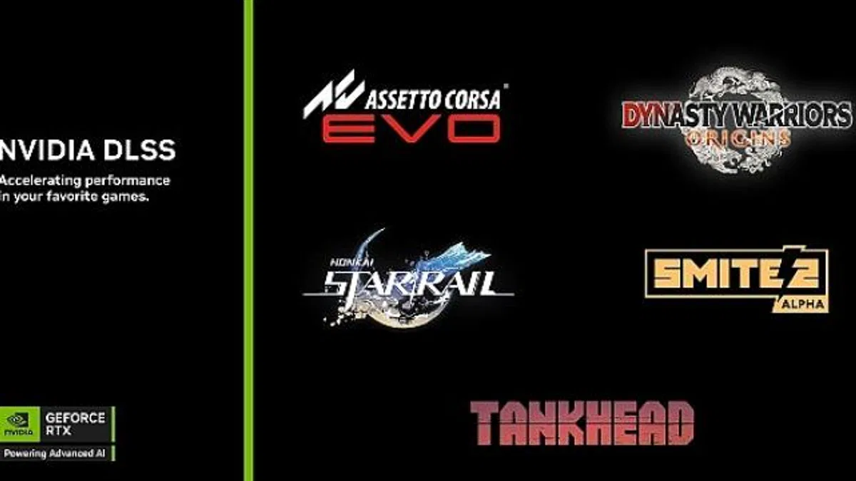 Assetto Corsa EVO, DYNASTY WARRIORS: ORIGINS, SMITE 2 ve Honkai: Star Rail DLSS ile Güçleniyor