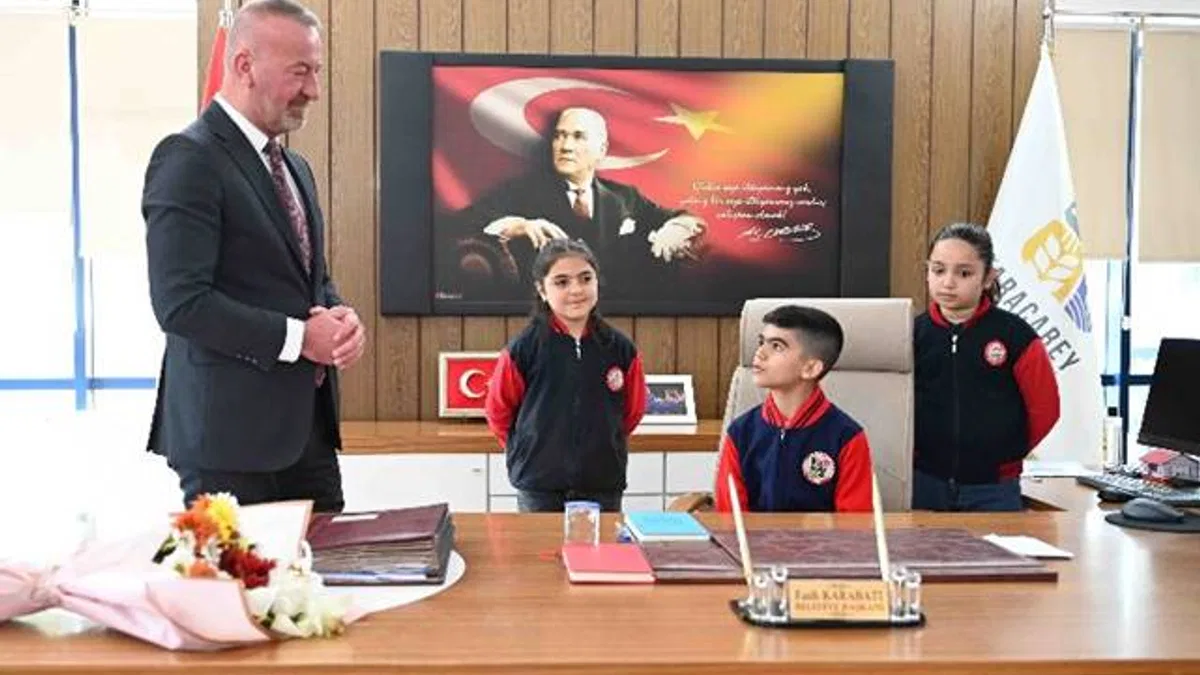 Karacabey’de başkanlık koltuğuna Baran oturdu