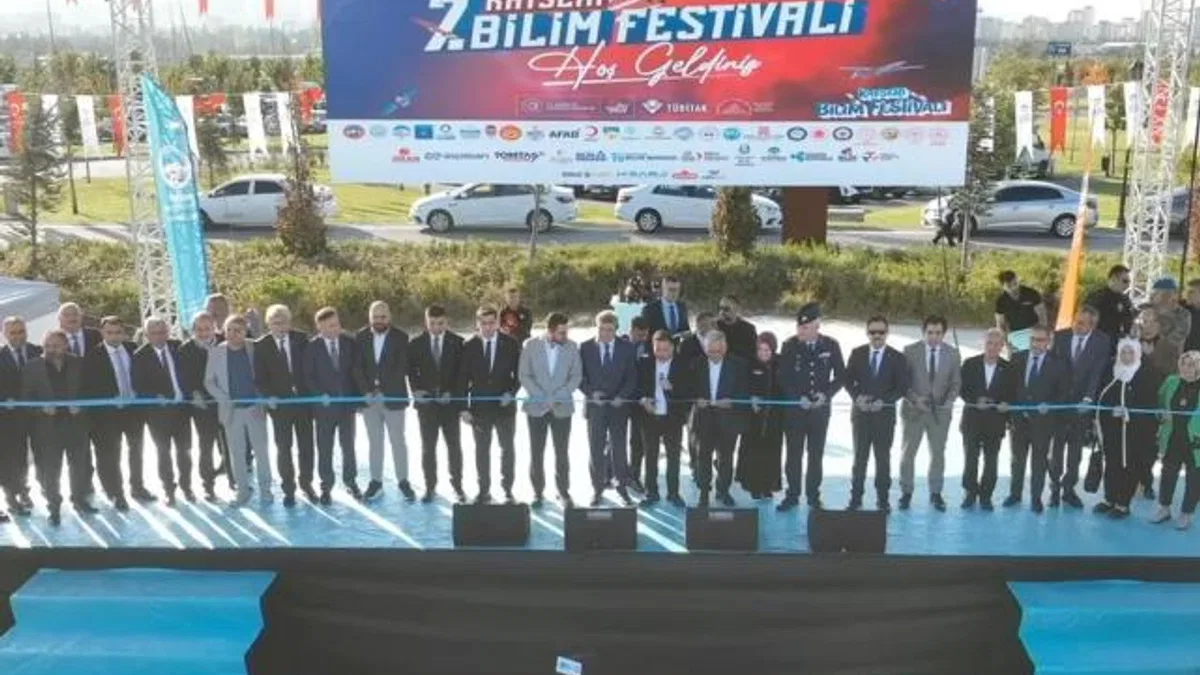 7’nci Kayseri Bilim Festivali açıldı