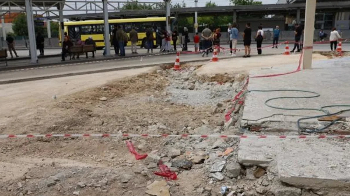 Bursa Terminali’nde altyapı çalışmaları hızlandı