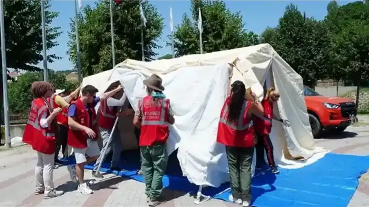 İstanbul Beylikdüzü’nde afet gönüllüleri sahaya hazır