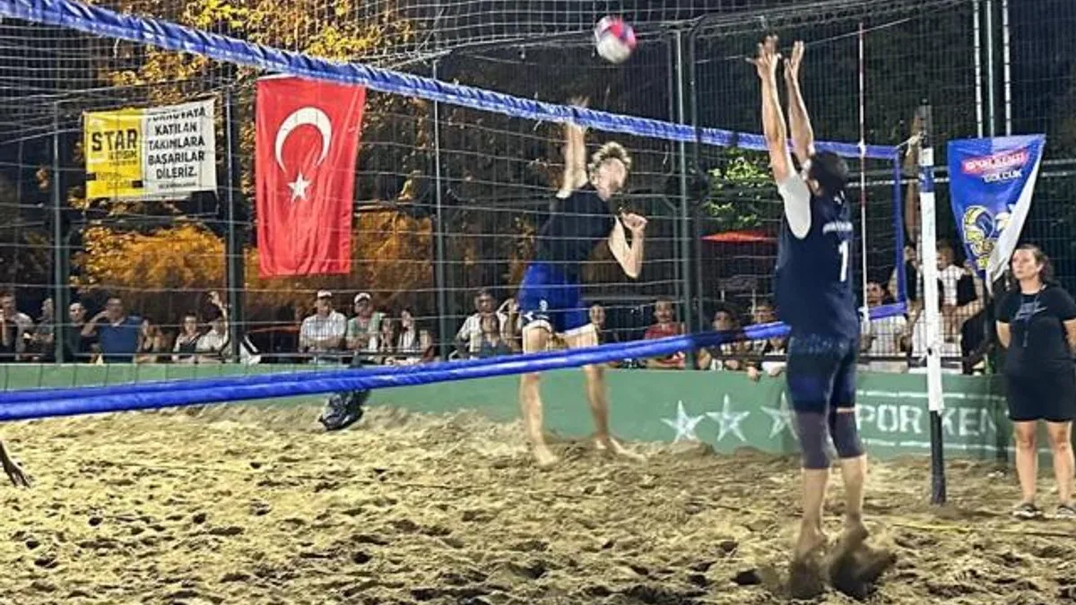 Gölcük plaj voleybolunu çok sevdi