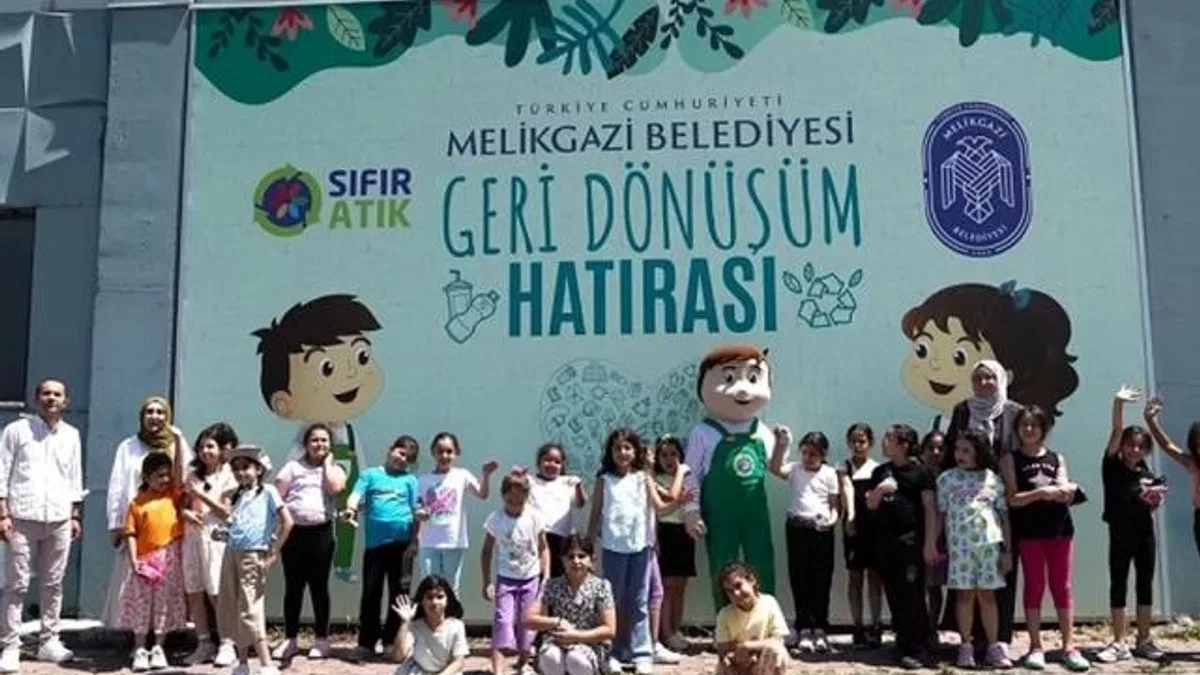 Kayseri Melikgazi’de geri dönüşüm için farkındalık eğitimi