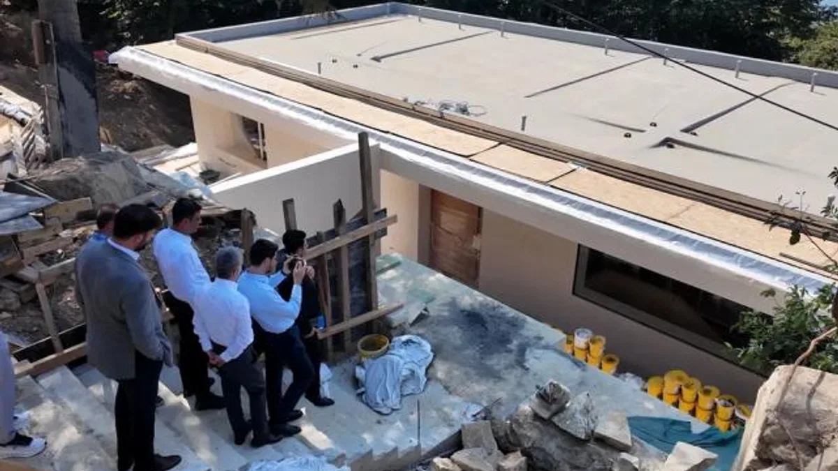 Vaniköy’deki kaçak inşaata yıkım!