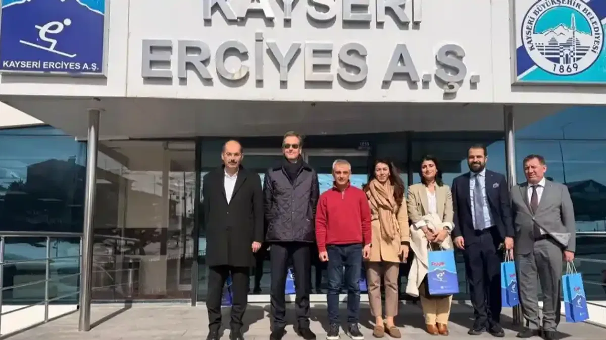 Belçika heyeti Erciyes’e hayran kaldı