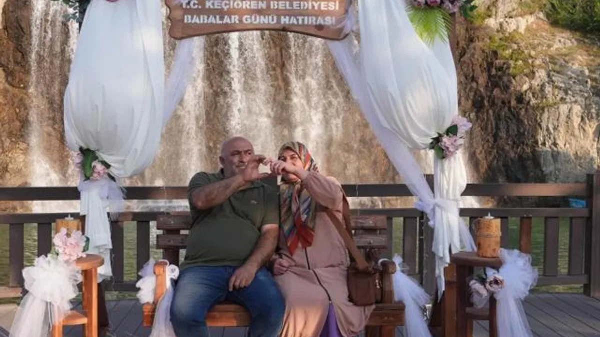 Ankara Keçiören’de babalara özel çekim alanı