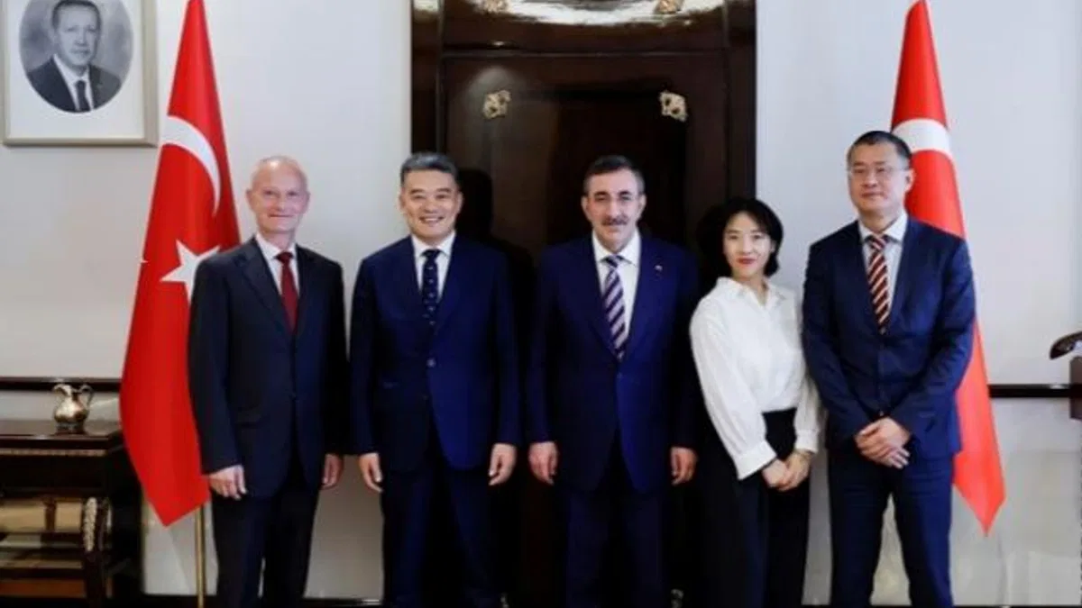 Cumhurbaşkanı Yardımcısı Yılmaz’a teknolojik ziyaret