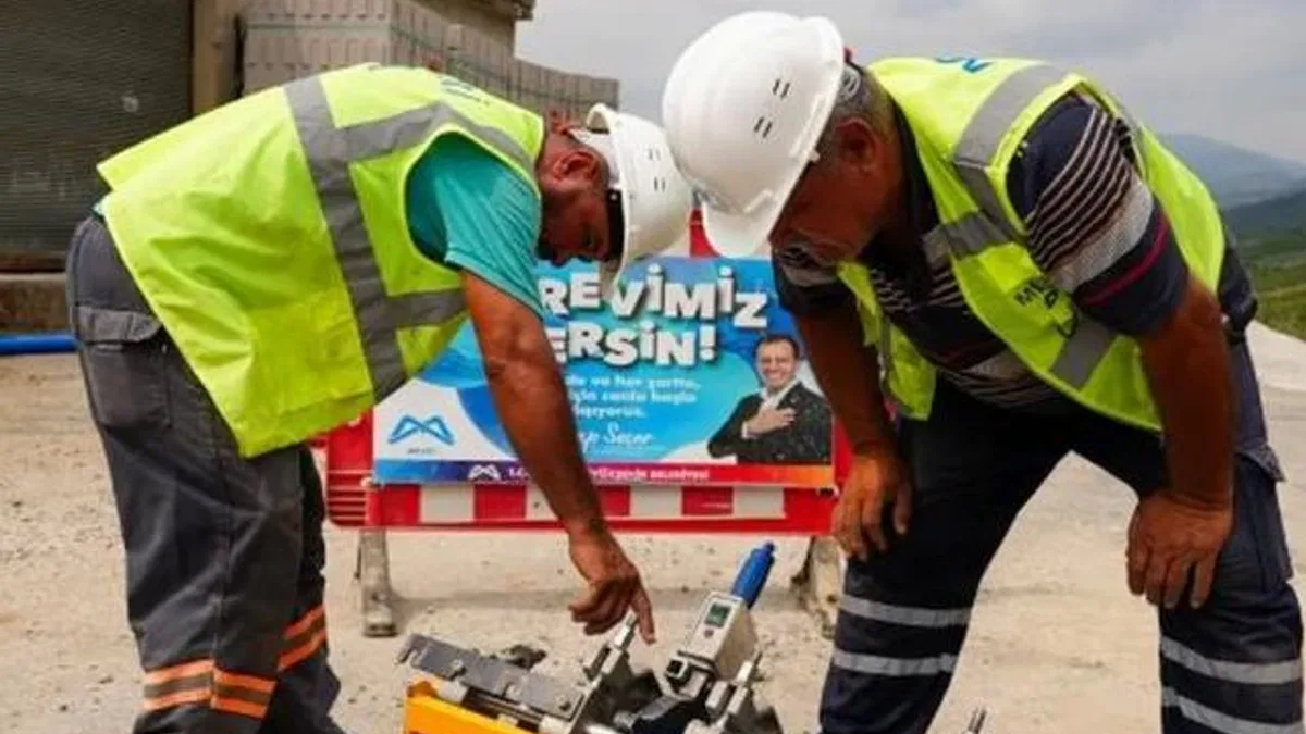 Mersin’de altyapı hamlesi