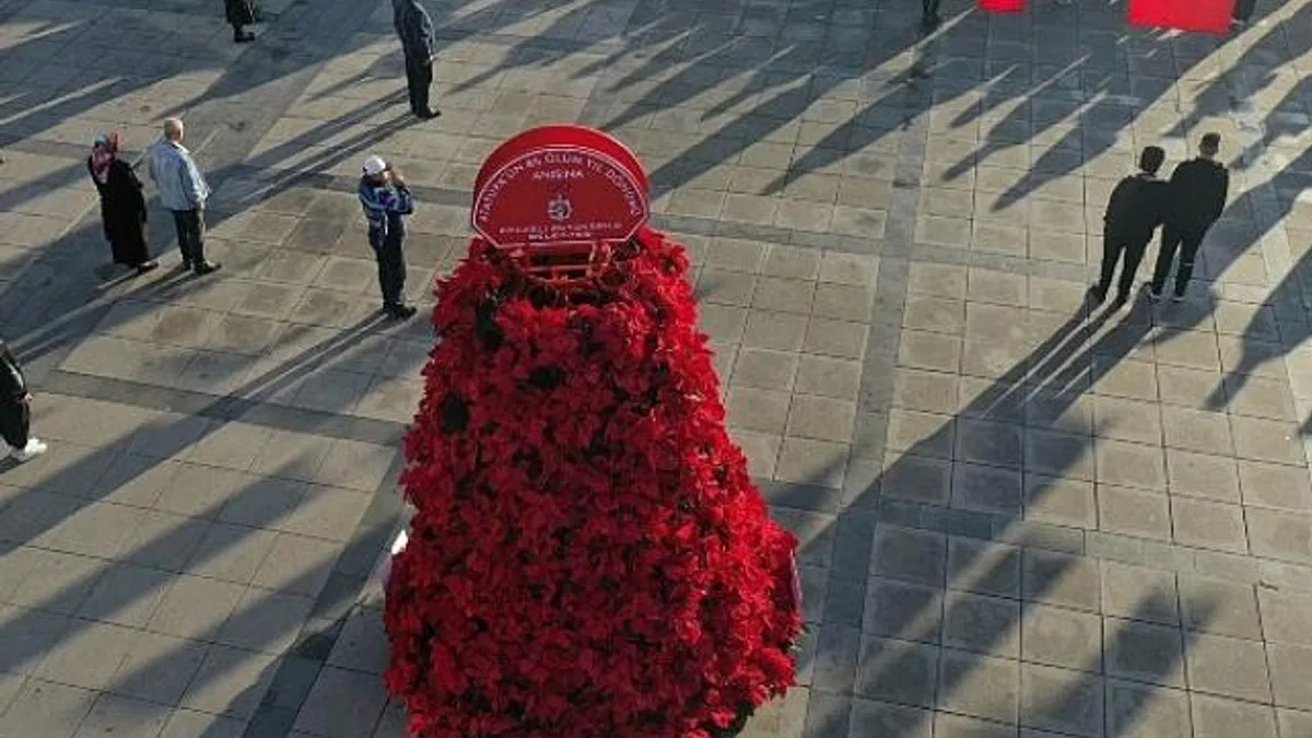 Büyükşehir’den 86. yılda 1086 Atatürk çiçeği