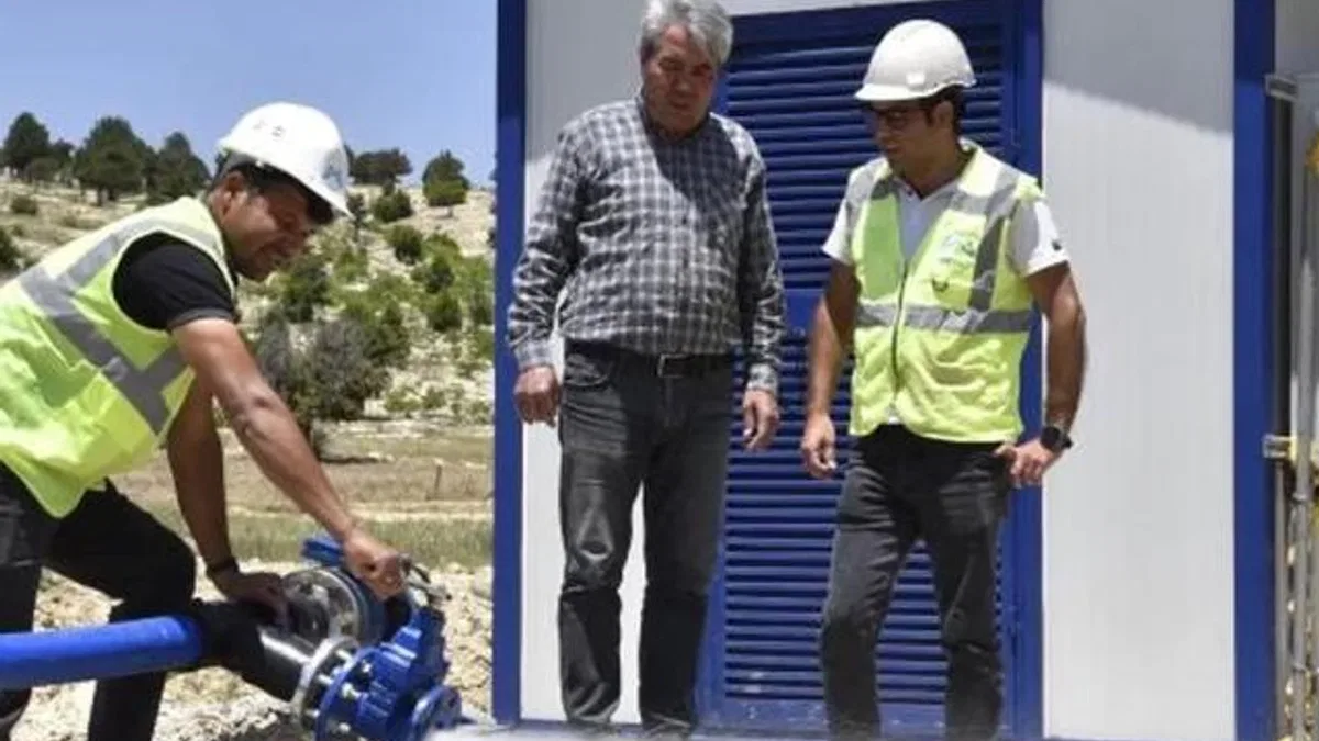 MESKİ, Güzeloluk Mahallesi’nde su teminini güvence altına aldı