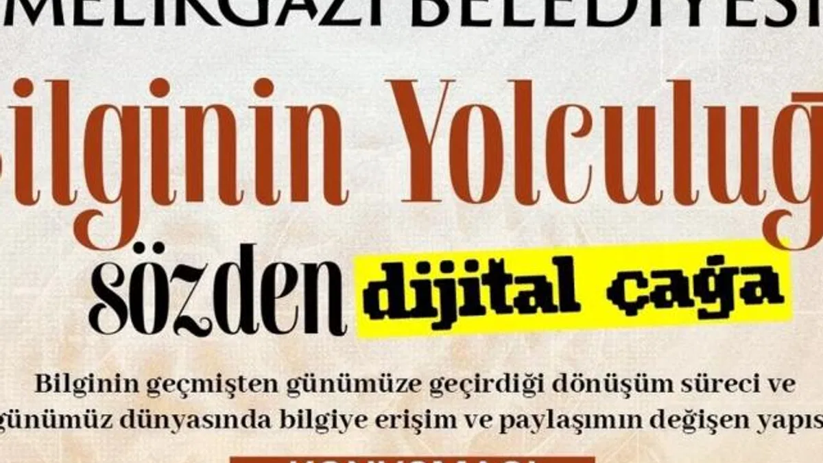 Sanat Melikgazi’de atölye ve konferans aynı anda