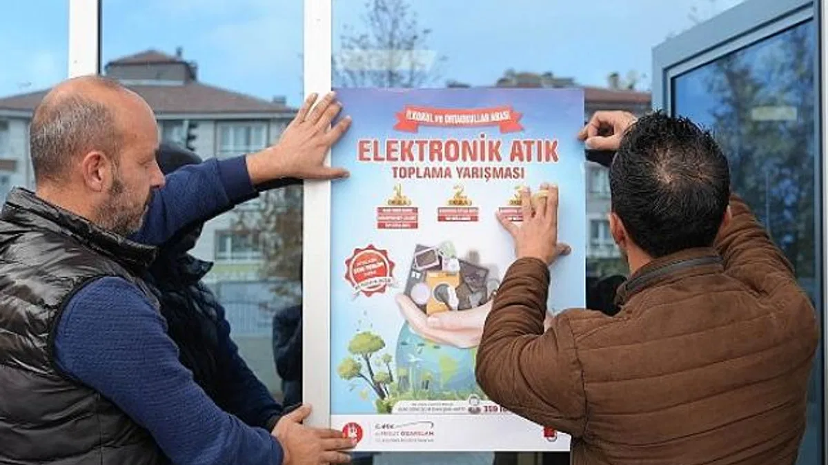 Keçiören’de Elektronik Atık Toplama Yarışması Başladı