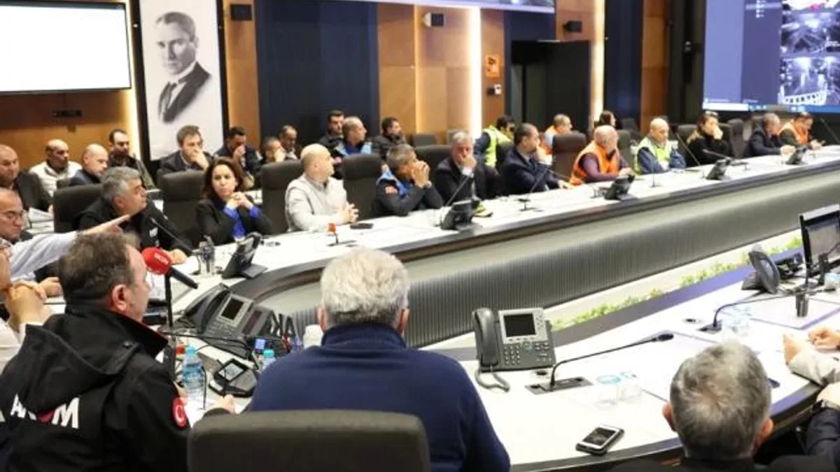 AKOM’da kış tatbikatı… Yeni sistem araçlar test edildi