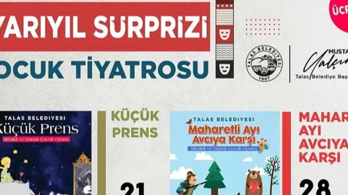 Kayseri Talas’ta çocuklara yarıyıl sürprizi