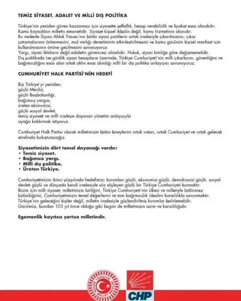 Bolu toplantısı sonrası parlamenter sistem çağrısı