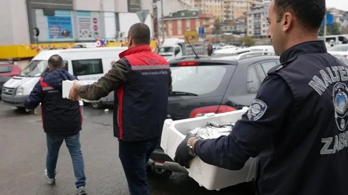 İstanbul Maltepe’de balık denetimi