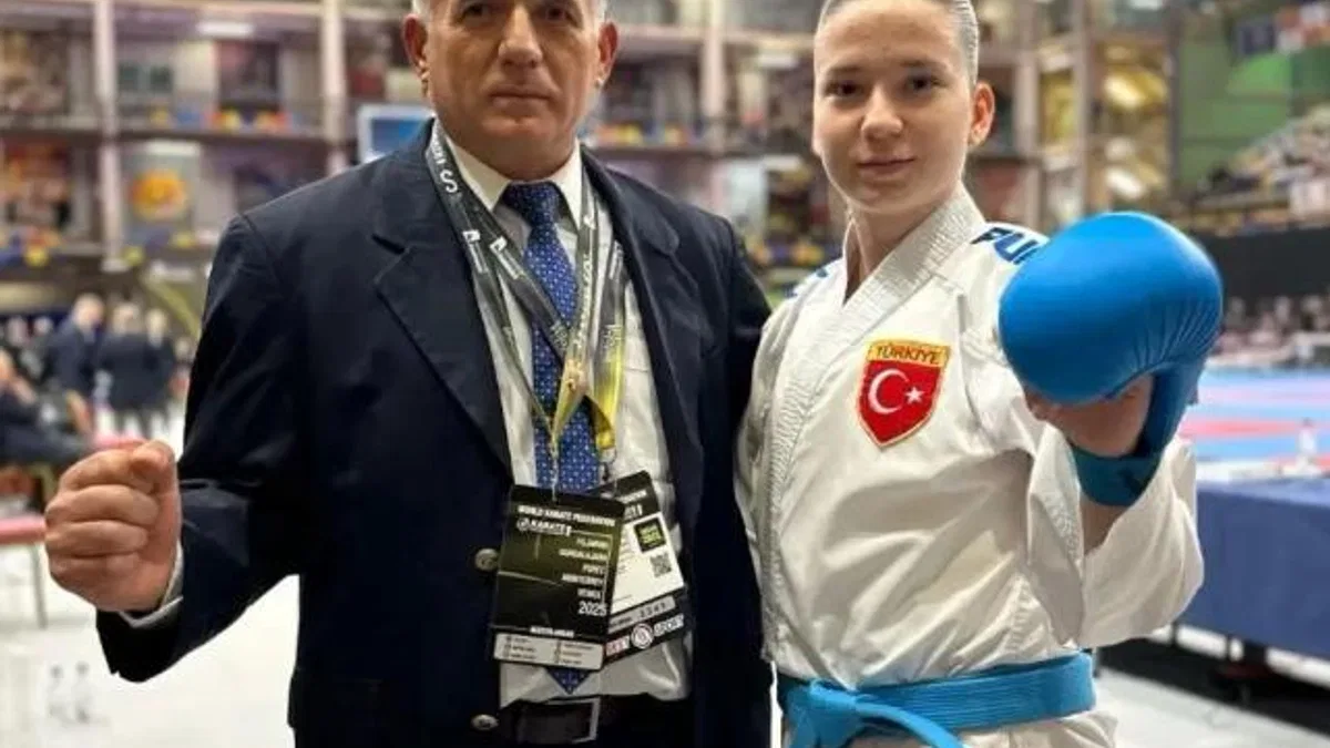 Bursalı karateci Nisanur Çakır’dan gümüş madalya