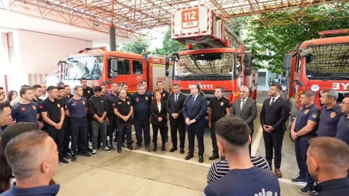 Manisa’da Başkan Dutlulu’dan itfaiyecilere ziyaret
