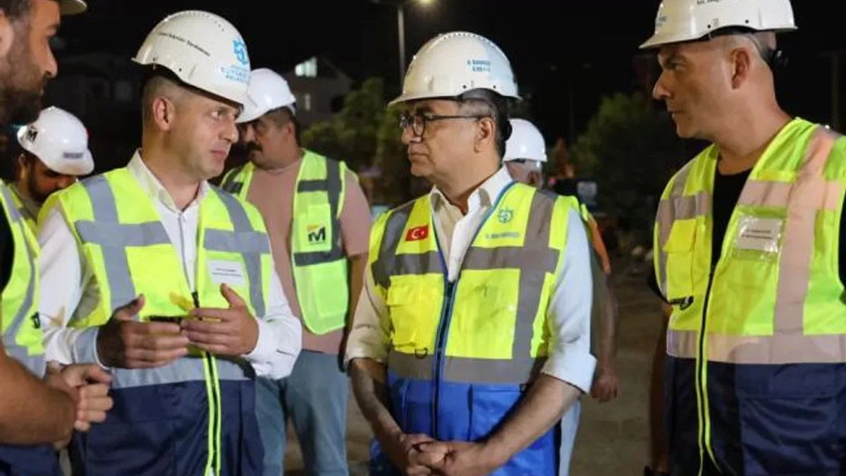 Genel Sekreter Baraçlı’dan Kocaeli’de dev projeye gece takibi