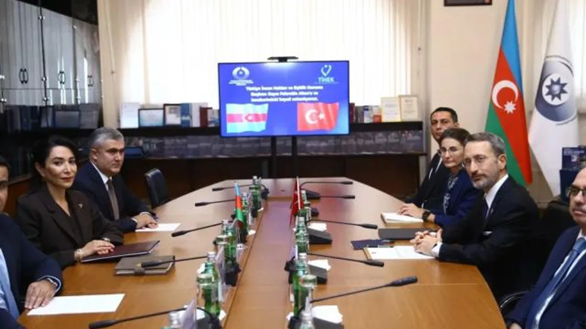 TİHEK Başkanı Fahrettin Altun Bakü’de
