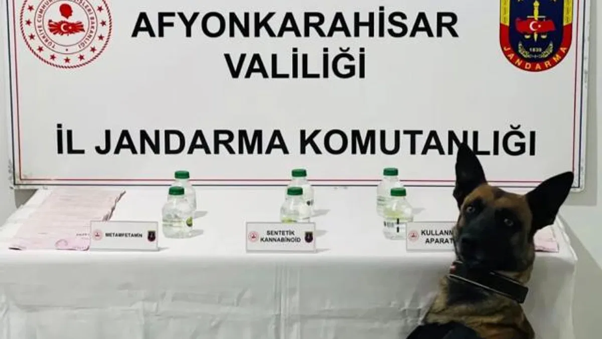Afyon’da uyuşturucu operasyonu!