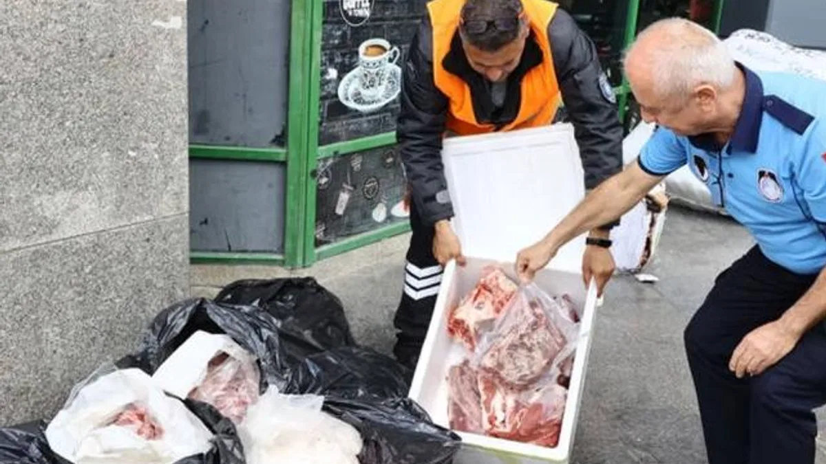 Usulsüz şekilde taşınan 300 kilogram ete el kondu
