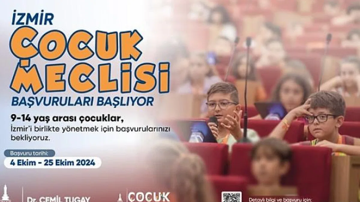 İzmir Çocuk Meclisi başvuruları başlıyor