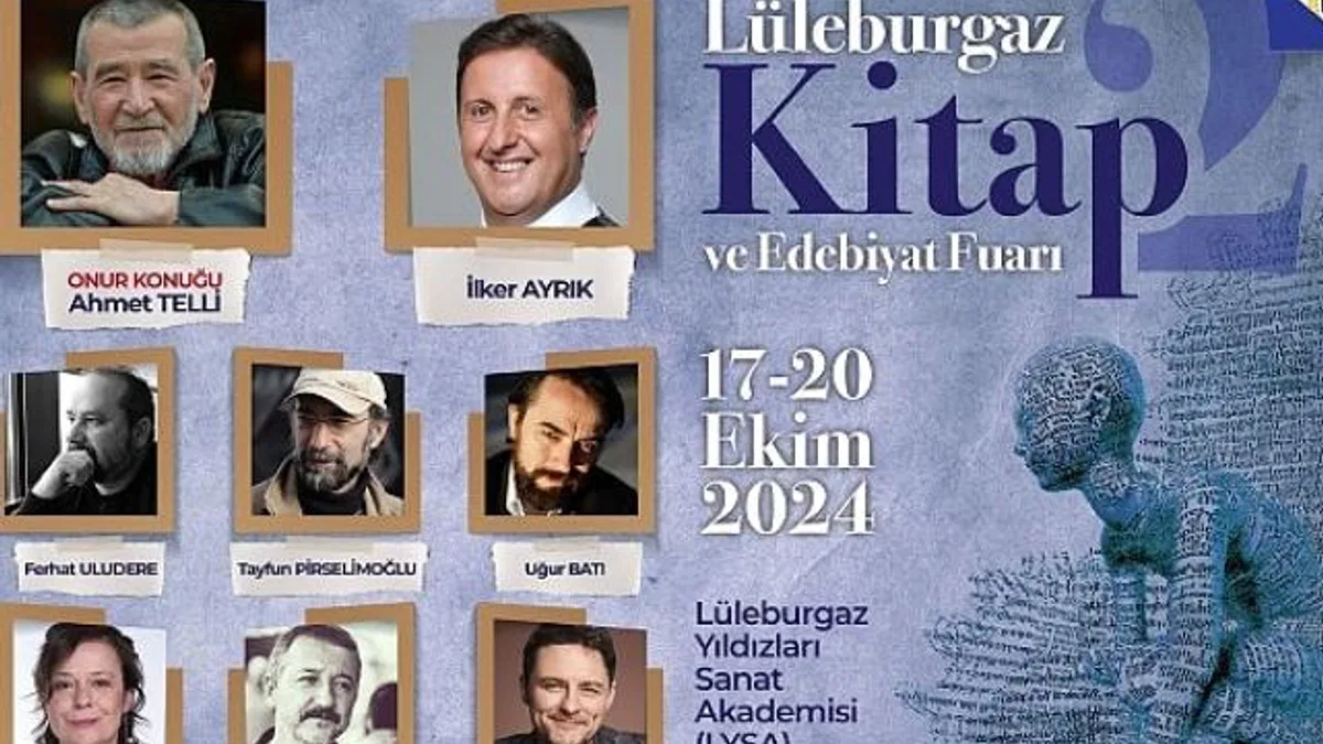 Lüleburgaz 2’nci Kitap ve Edebiyat Fuarı 17 Ekim’de başlıyor