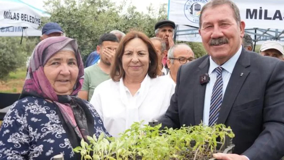 Muğla Milas’ta 300 üreticiye dağıtım gerçekleştirildi