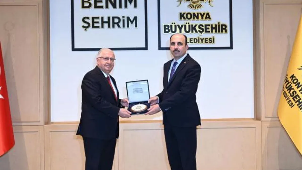 Konya’da Bakan Güler’den Başkan Altay’a ziyaret