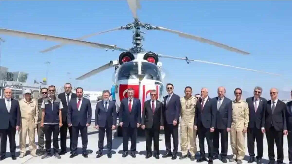 Türkiye’den KKTC’ye yangınla mücadele desteği… Söndürme helikopteri göreve başladı